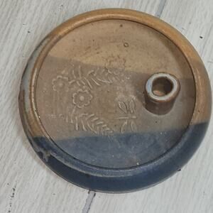 Vtg Handmade Ikebana Vase Japanese Flower Arrangement Trinket Dish Tim Frye